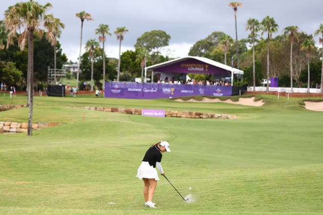GOLF AUSTRALIAN WPGA, Australia s Stephanie Kyriacou in action during the 2026 Australian WPGA Championship at Sanctuary Cove Golf and Country Club on the Gold Coast, Thursday, March 19, 2026. ( NO ARCHIVING, EDITORIAL USE ONLY GOLD COAST QUEENSLAND AUSTRALIA  Copyright: xx 20260319175248543051