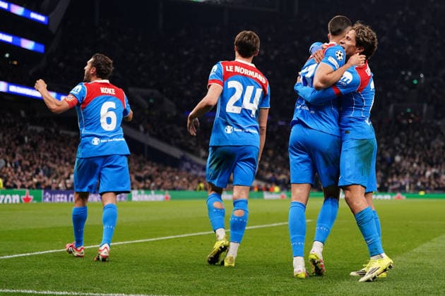 UEFA Champions League: Tottenham Hotspur v Atletico Madrid Atletico Madrid celebrate second goal during the UEFA Champions League match Tottenham Hotspur vs Atletico Madrid at Tottenham Hotspur Stadium, London, United Kingdom on 18 March 2026 (Photo by Harvey Murphy News Images) Copyright: xHarveyxMurphy NewsxImagesx