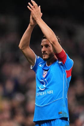 UEFA Champions League: Tottenham Hotspur v Atletico Madrid Koke of AtlÃ tico Madrid applauds away fans at full time during the UEFA Champions League match Tottenham Hotspur vs Atletico Madrid at Tottenham Hotspur Stadium, London, United Kingdom on 18 March 2026 (Photo by Harvey Murphy News Images) Copyright: xHarveyxMurphy NewsxImagesx