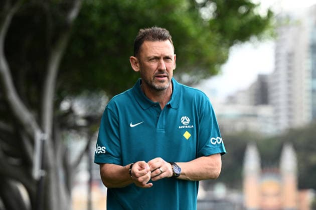 SOCCEROOS SQUAD ANNOUNCEMENT, Socceroos Head Coach Tony Popovic arrives to speak to media in Sydney, Thursday, March 19, 2026. ( NO ARCHIVING, EDITORIAL USE ONLY SYDNEY NEW SOUTH WALES AUSTRALIA  Copyright: xDANxHIMBRECHTSx 20260319134777624570