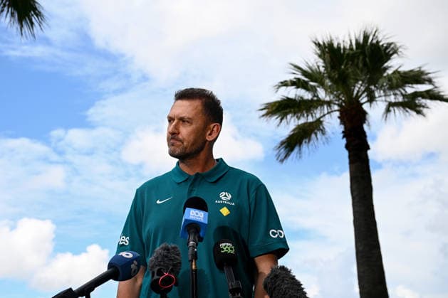 SOCCEROOS SQUAD ANNOUNCEMENT, Socceroos Head Coach Tony Popovic speaks to media in Sydney, Thursday, March 19, 2026. ( NO ARCHIVING, EDITORIAL USE ONLY SYDNEY NEW SOUTH WALES AUSTRALIA  Copyright: xDANxHIMBRECHTSx 20260319191414853727