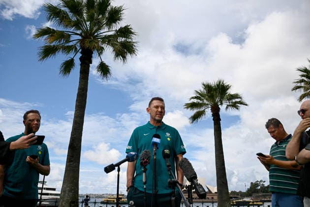 SOCCEROOS SQUAD ANNOUNCEMENT, Socceroos Head Coach Tony Popovic speaks to media in Sydney, Thursday, March 19, 2026. ( NO ARCHIVING, EDITORIAL USE ONLY SYDNEY NEW SOUTH WALES AUSTRALIA  Copyright: xDANxHIMBRECHTSx 20260319147158930827