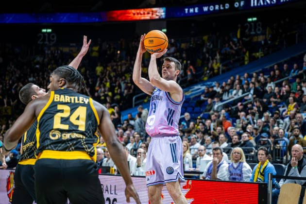 Basketball Berlin 18 03 2026 FIBA Champions League Round Of 16 Alba Berlin AEK Athens Jonas Mattisseck Alba Berlin, No 09