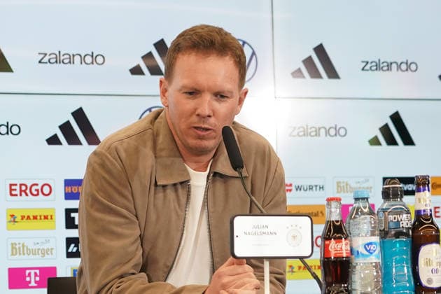 National coach Julian Nagelsmann Germany Germany at the nomination press conference at the DFB Campus Frankfurt 19 03 2026 Nomination press conference German national team, DFB Campus