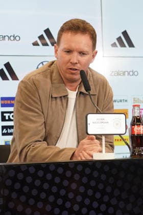 National coach Julian Nagelsmann Germany Germany at the nomination press conference at the DFB Campus Frankfurt 19 03 2026 Nomination press conference German national team, DFB Campus