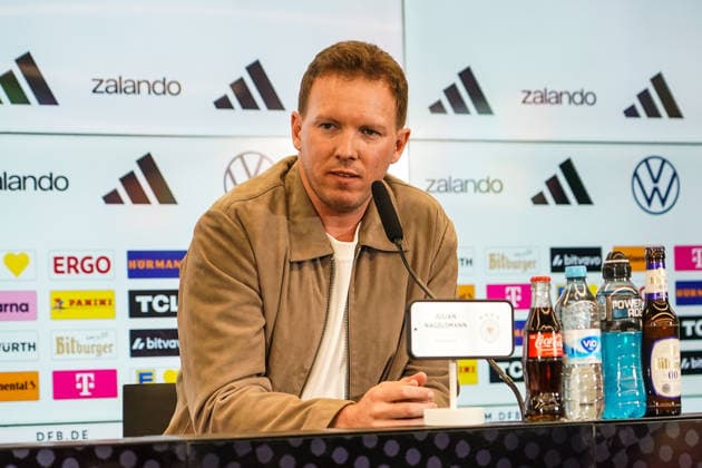 National coach Julian Nagelsmann Germany Germany at the nomination press conference at the DFB Campus Frankfurt 19 03 2026 Nomination press conference German national team, DFB Campus