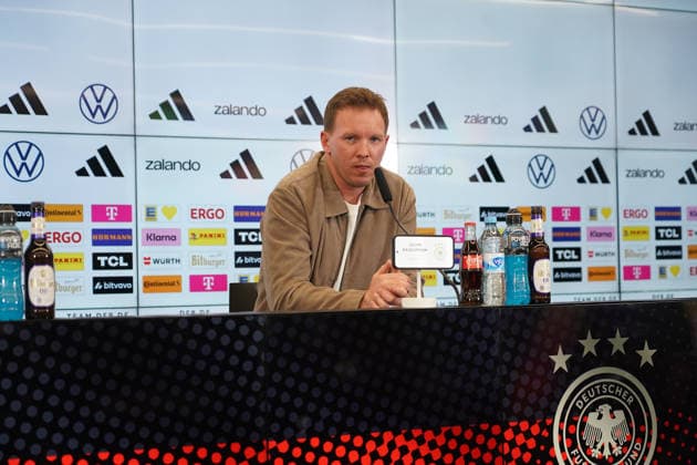 National coach Julian Nagelsmann Germany Germany at the nomination press conference at the DFB Campus Frankfurt 19 03 2026 Nomination press conference German national team, DFB Campus