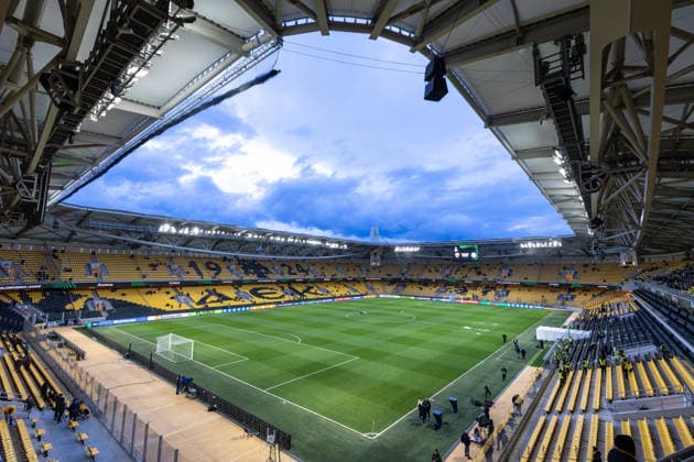 AEK Athens v NK Celje UEFA Europa League A general view of the Allwyn Arena before the start of the match between AEK Athens and NK Celje during the UEFA Europa League Round of 16 Second Leg match at Allwyn Arena, Athens 19 03 2026 UK Newspapers OUT Copyright: xYannisxHalasx FIL-23160-0004