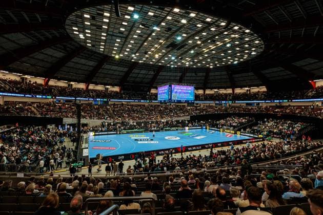 Symbolic image, Overview interior view Westfalenhalle Dortmund GER, Germany GER vs Egypt EGY , handball, international match, season 2025 2026, 19 03 2026 GER, Germany GER vs Egypt EGY , handball, international match, season 2025 2026, 19 03 2026 Dortmund Copyright: xEibner-Pressefoto JanxRollingerx EP_JSK