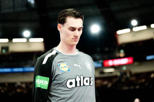 Dortmund 19 03 2026, Handball, Men, International match, Germany Egypt Miro Schluroff Germany, 5 during warm-up Dortmund Westfalenhalle NRW Germany