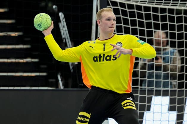 Goalkeeper David Spaeth Germany controls the ball, Handball International Friendly, Germany v Egypt, Westfalenhalle, March 19, 2026 in Dortmund, Germany Photo by Marco Steinbrenner DeFodi Images Goalkeeper David Spaeth Germany controls the ball, Handball International Friendly, Germany v Egypt, Westfalenhalle, March 19, 2026 in Dortmund, Germany Photo by Marco Steinbrenner DeFodi Images