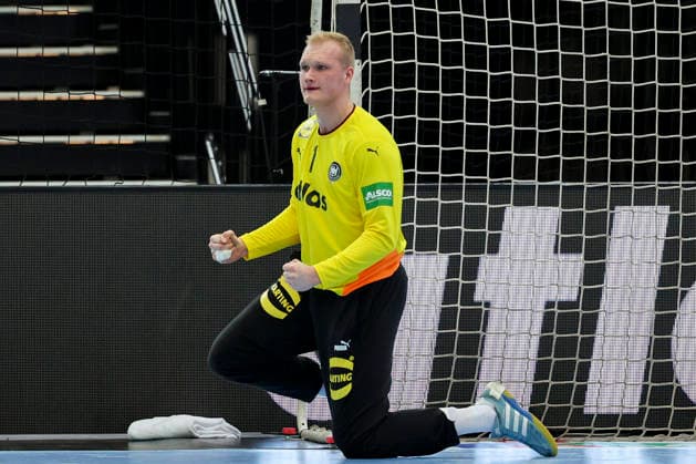 Goalkeeper David Spaeth Germany cheers, Handball International Friendly, Germany v Egypt, Westfalenhalle, March 19, 2026 in Dortmund, Germany Photo by Marco Steinbrenner DeFodi Images Goalkeeper David Spaeth Germany cheers, Handball International Friendly, Germany v Egypt, Westfalenhalle, March 19, 2026 in Dortmund, Germany Photo by Marco Steinbrenner DeFodi Images