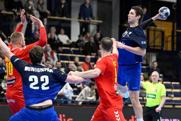 Handball, World Championship Qualifier, Finland - Montenegro