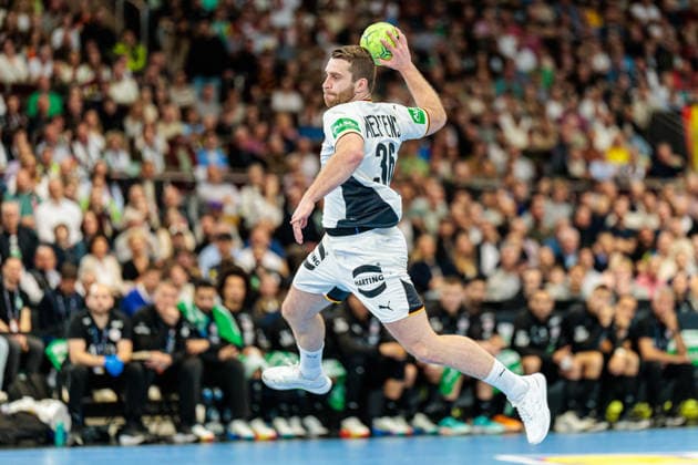 Lukas Mertens Germany, 36 GER, Germany GER vs Egypt EGY , Handball, international match, 2025 2026 season, 19 03 2026 GER, Germany GER vs Egypt EGY , Handball, international match, 2025 2026 season, 19 03 2026 Dortmund Copyright: xEibner-Pressefoto JanxRollingerx EP_JSK