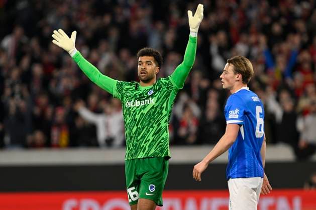 Freiburg v KRC Genk - UEFA Europa League FREIBURG, GERMANY - MARCH 19 : Lawal Tobias goalkeeper of KRC Genk during the UEFA Europa League 2025 26 round of 16 match second leg between Freiburg and KRC Genk on March 19, 2026 in Freiburg, Germany, 19 03 2026 Freiburg Germany  Copyright: xDhax