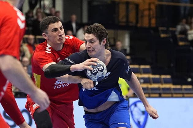 Max Granlund of Finland during the World Championship, WM, Weltmeisterschaft men 2027 qualification Europe phase 2 match between Finland and Montenegro at the Vantaa Arena on 19th March in Vantaa, Finland. (Kalle Parkkinen Newspix24)  Copyright: xKallexParkkinenx NP24kp0381