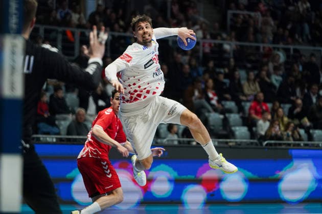 March 19, 2026, Zadar, Zadar, Croatia: 2026319, Zadar, Croatia - Croatia and Switzerland play a men s International Friendly, Länderspiel, Nationalmannschaft handball match at the Visnjik Sports Hall. MARTINOVIC IVAN in action. Zadar Croatia - ZUMAd223 20260319_zip_d223_010 Copyright: xMarkoxDimicx