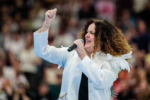 Performance of the group GrossstadtEngel after the match GER, Germany GER vs Egypt EGY , handball, international match, season 2025 2026, 19 03 2026 GER, Germany GER vs Egypt EGY , handball, international match, season 2025 2026, 19 03 2026 Dortmund Copyright: xEibner-Pressefoto JanxRollingerx EP_JSK