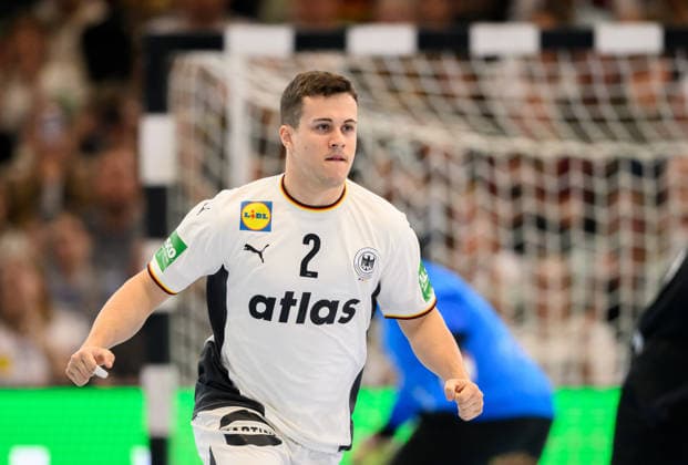 Cheers Tim Freihoefer Freihöfer GER Handball Laenderspiel Maenner Germany GER Egypt EGY , on 19 03 2026 in Dortmund Germany Â