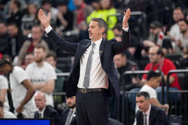 Basketball, Euroleague, 20260319, FC Bayern Munich Dubai Basketball In the picture Coach of Dubai Jurica GOLEMAC Munich SAP Garden Bayern Germany Copyright: Passion2Press.dex xMarkusxFischex