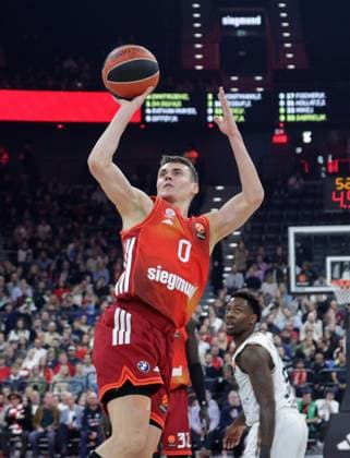 Bayerns 0 Nenat DIMITRIJEVIC Basketball Bayern Dubai Euroleague, FC Bayern Basketball Dubai Basketball, Round 32, Season 2025 2026, on 19 03 2026 in Munich, S A P G A R D E N, Germany Source Copyright Credit Oryk HAIST xBASKETBALL-BAYERN-DUBAIx
