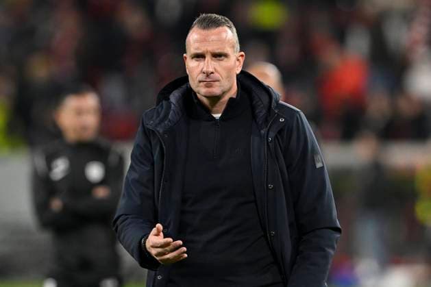 Freiburg v KRC Genk - UEFA Europa League FREIBURG, GERMANY - MARCH 19 : Hayen Nicky head coach of KRC Genk during the UEFA Europa League 2025 26 round of 16 match second leg between Freiburg and KRC Genk on March 19, 2026 in Freiburg, Germany, 19 03 2026 Freiburg Germany  Copyright: xDhax