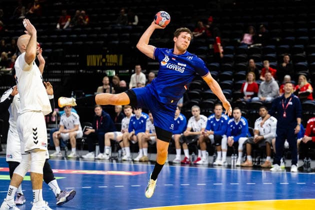 Netherlands v USA, Golden League handball, Copenhagen, Denmark Copenhagen, Denmark. 19th of March, 2026. Lars Kooij (15) of Netherlands seen during the golden league match between Netherlands and USA at Royal Arena in Copenhagen. Denmark, Copenhagen, Royal Arena  Copyright: xGonzalesxPhoto TobiasxJorgensenx