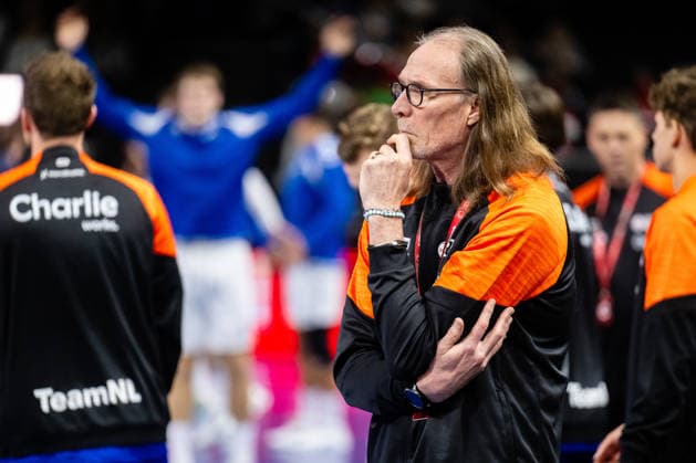 Netherlands v USA, Golden League handball, Copenhagen, Denmark Copenhagen, Denmark. 19th of March, 2026. Coach Staffan Olsson of Netherlands seen during the golden league match between Netherlands and USA at Royal Arena in Copenhagen. Denmark, Copenhagen, Royal Arena  Copyright: xGonzalesxPhoto TobiasxJorgensenx