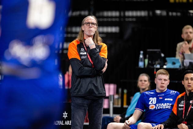 Netherlands v USA, Golden League handball, Copenhagen, Denmark Copenhagen, Denmark. 19th of March, 2026. Coach Staffan Olsson of Netherlands seen during the golden league match between Netherlands and USA at Royal Arena in Copenhagen. Denmark, Copenhagen, Royal Arena  Copyright: xGonzalesxPhoto TobiasxJorgensenx