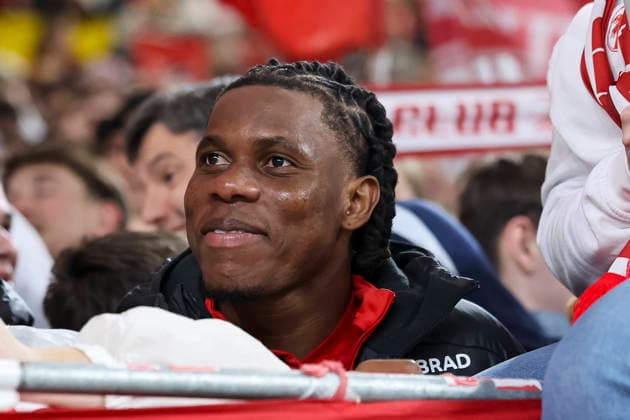 Cyriaque Irie SC Freiburg, 22 after the match with the fans , Germany, Football, UEFA Europa League, Round of 16, 2025 2026, SC Freiburg vs KRC Genk, 19 03 2026, Freiburg im Breisgau Europa Park Stadion Germany Copyright: xGrantxHubbsx