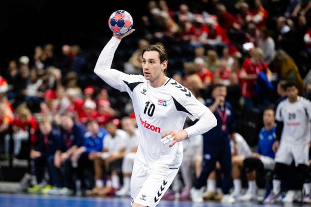 Netherlands v USA, Golden League handball, Copenhagen, Denmark Copenhagen, Denmark. 19th of March, 2026. Daniel Janos Hunyadi (10) of USA seen during the golden league match between Netherlands and USA at Royal Arena in Copenhagen. Denmark, Copenhagen, Royal Arena  Copyright: xGonzalesxPhoto TobiasxJorgensenx
