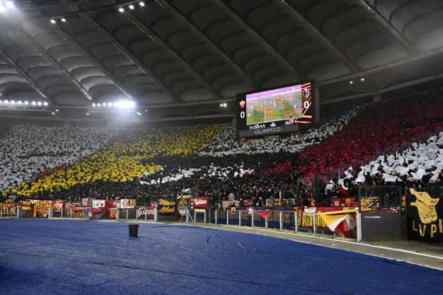Dc Roma 19 03 2026 - Europa League Roma-Bologna foto Domenico Cippitelli Image nella foto: tifosi Roma 