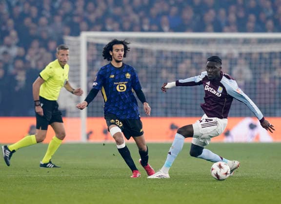Football, EL, Aston Villa - OSC Lille