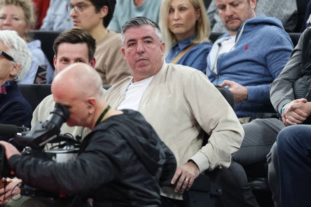 Roy Makaay, GER, FC Bayern Basketball vs Dubai Basketball, Basketball, Euroleague, Matchday 32, Season 2025 2026, 19 03 2026, GER, FC Bayern Basketball vs Dubai Basketball, Basketball, Euroleague, Matchday 32, Season 2025 2026, 19 03 2026 Munich Copyright: xEibner-Pressefoto JennixMaulx EP_JML