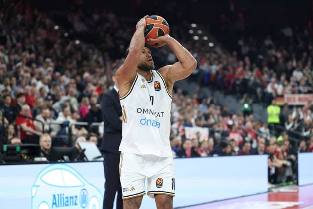 Justin Anderson Dubai Basketball, 10 , GER, FC Bayern Basketball vs Dubai Basketball, Basketball, Euroleague, Matchday 32, Season 2025 2026, 19 03 2026, GER, FC Bayern Basketball vs Dubai Basketball, Basketball, Euroleague, Matchday 32, Season 2025 2026, 19 03 2026 Munich Copyright: xEibner-Pressefoto JennixMaulx EP_JML