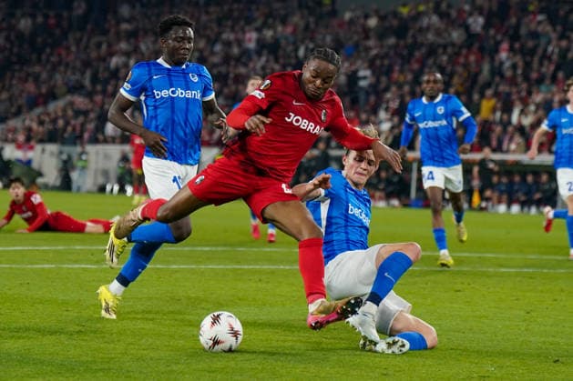 Germany Football UEFA Europa League 2025 2026, Round of 16 SC Freiburg vs KRC Genk Europa Park Stadion Bruno Ogbus SC Freiburg, 43 Copyright: xJOERANxSTEINSIEKx