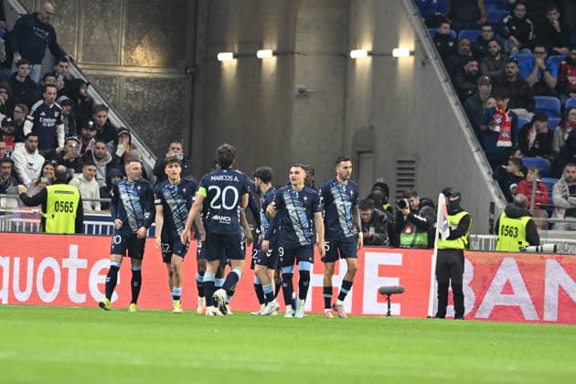 Football : Olympique Lyonnais v RC Celta Vigo - UEFA Europa League 19 03 2026 Javi RUEDA of Celta VIGO scoring goal during the second leg of the UEFA Europa League 2025 26 quarter-final between Olympique Lyonnais and RC Celta de Vigo, Spain, at the Groupama Stadium in DÃ cines-Charpieu, Lyon, on March 19, 2026 LYONFrance  Copyright: xMouradxAllilix