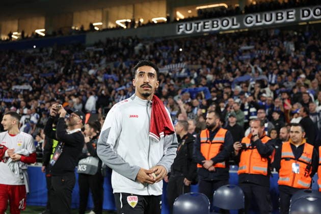 March 19, 2026, Porto, Porto, Portugal: Porto, Portugal - March 19, 2026 - Tiago Tomas of VfB Stuttgart in action during the UEFA Europa League match between Fc Porto and VfB Stuttgart at Estadio Dragao Uefa Europa League Fc Porto X VfB Stuttgart  - ZUMAe141 20260319_zsp_e141_008 Copyright: xLuisxEirasx