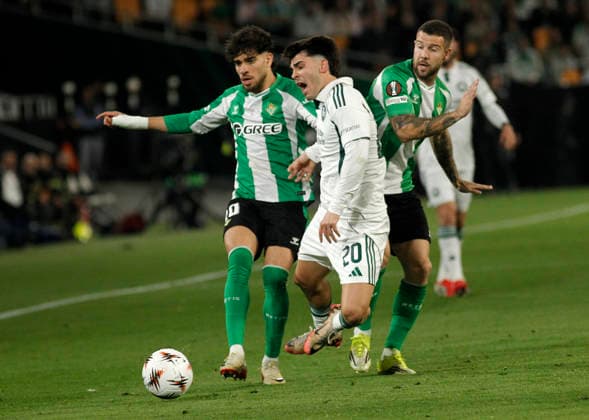 SEVILLE 19 03 202 LA CARTUJA STADIUM UEFA EUROPA LEAGUE FINAL SIXTEEN-TEENTH SIXTEENTH FINAL RETURN MATCH REAL BETIS PANATHINAIKOS archsev ABDE AND PELLISTRI PHOTO MANUEL GOMEZ Copyright: xMANUxGOMEZx