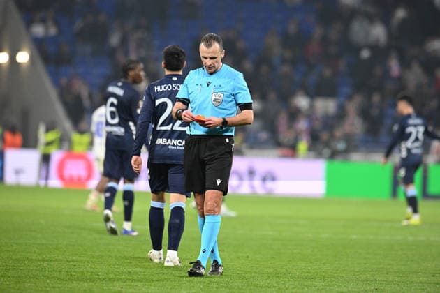 Football : Olympique Lyonnais v RC Celta Vigo - UEFA Europa League 19 03 2026 Refere Irfan PELJTO the second leg of the UEFA Europa League 2025 26 quarter-final between Olympique Lyonnais and RC Celta de Vigo, Spain, at the Groupama Stadium in DÃ cines-Charpieu, Lyon, on March 19, 2026 LYONFrance  Copyright: xMouradxAllilix
