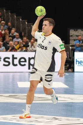 19 03 2026, xgrfx, Handball international, Germany Egypt v l Tim Freihöfer Germany DFL DFB REGULATIONS PROHIBIT ANY USE OF PHOTOGRAPHS as IMAGE SEQUENCES and or QUASI VIDEO Dortmund