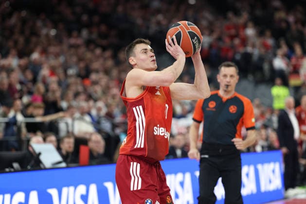 Nenad Dimitrijevic FC Bayern Basketball, 00 , GER, FC Bayern Basketball vs Dubai Basketball, Basketball, Euroleague, Matchday 32, Season 2025 2026, 19 03 2026, GER, FC Bayern Basketball vs Dubai Basketball, Basketball, Euroleague, Matchday 32, Season 2025 2026, 19 03 2026 Munich Copyright: xEibner-Pressefoto JennixMaulx EP_JML