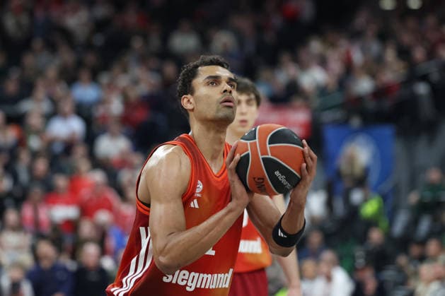 Oscar da Silva FC Bayern Basketball, 01 , GER, FC Bayern Basketball vs Dubai Basketball, Basketball, Euroleague, Matchday 32, Season 2025 2026, 19 03 2026, GER, FC Bayern Basketball vs Dubai Basketball, Basketball, Euroleague, Matchday 32, Season 2025 2026, 19 03 2026 Munich Copyright: xEibner-Pressefoto JennixMaulx EP_JML