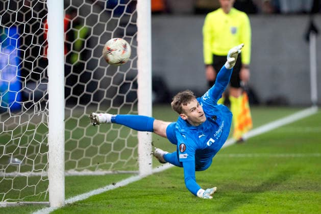 UEFA Europa League FC Midtjylland Nottingham Forest FC Midtjylland s goalkeeper Elias Olafsson is beaten during the penalty shootout in the match between FC Midtjylland and Nottingham Forest in the Europa League 2nd leg at MCH Arena in Herning on Thursday, March 19, 2026 Photo Bo Amstrup Ritzau Scanpix , Herning Denmark Mors  Copyright: BoxAmrstrupx xRitzauxScanpix BoxAmstrupx spdk20260319-215716-L