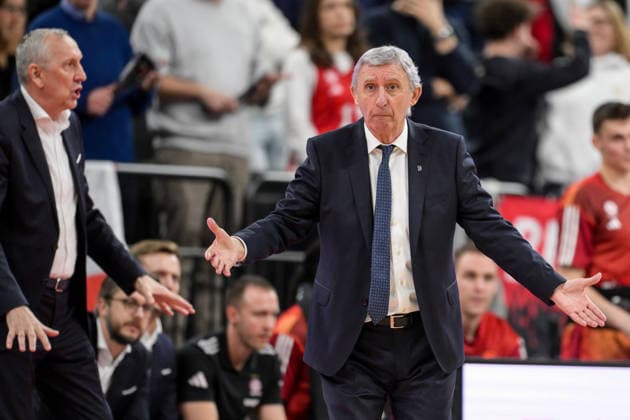 Basketball, Euroleague, 20260319, FC Bayern Munich Dubai Basketball In the picture Head Coach of Bayern Svetislav PESIC, claims Munich SAP Garden Bayern Germany Copyright: Passion2Press.dex xMarkusxFischex