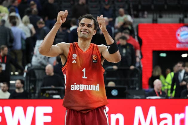 Oscar da Silva FC Bayern Basketball, 01 , GER, FC Bayern Basketball vs Dubai Basketball, Basketball, Euroleague, Matchday 32, Season 2025 2026, 19 03 2026, GER, FC Bayern Basketball vs Dubai Basketball, Basketball, Euroleague, Matchday 32, Season 2025 2026, 19 03 2026 Munich Copyright: xEibner-Pressefoto JennixMaulx EP_JML