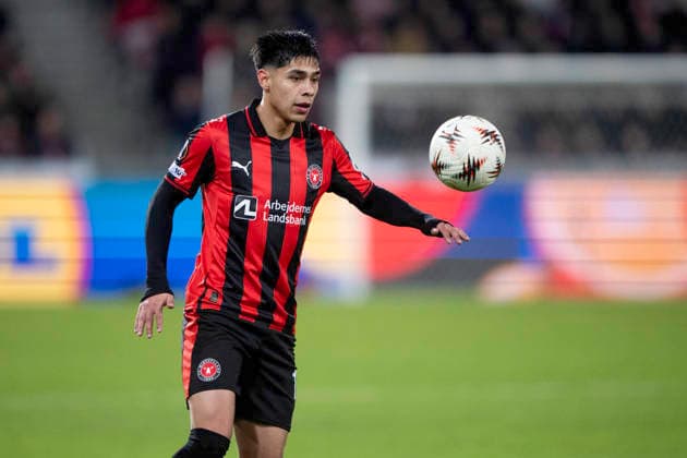 Europa League FC Midtjylland Nottingham Forest FC Midtjylland s Dario Osorio in action during the match between FC Midtjylland and Nottingham Forest in the Europa League 2nd leg at MCH Arena in Herning on Thursday, March 19, 2026 Photo Bo Amstrup Ritzau Scanpix , Herning Denmark Mors  Copyright: BoxAmrstrupx xRitzauxScanpix BoxAmstrupx spdk20260319-223256-L