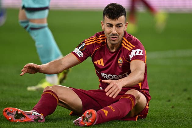 Stephan El Shaarawy of A.S. Roma is in action during the UEFA Europa League Round of 16 second leg football match between between A.S. Roma and Bologna F.C. at the Olympic Stadium on March 19, 2026 in Rome, Italy.  Copyright: xDomenicoxCippitelli IPAxSportx xipa-agency.netx xx IPA_73147184 IPA_Agency_IPA73147184