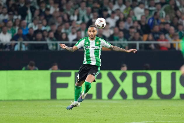 March 19, 2026, Sevilla, Sevilla, Spain: Natan of Real Betis Balompie in action during the UEFA Europa League 2025 26 Round of 16 Second Leg match between Real Betis Balompie and Panathinaikos FC at La Cartuja stadium on March 19, 2026, in Sevilla, Spain. Real Betis Balompie V Panathinaikos FC - UEFA Europa League  - ZUMAa181 20260319_zaa_a181_177 Copyright: xJoaquinxCorcherox