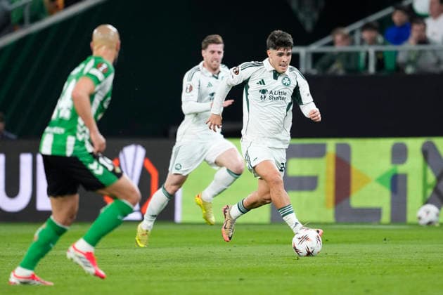 March 19, 2026, Sevilla, Sevilla, Spain: Facundo Pellistri of Panathinaikos FC in action during the UEFA Europa League 2025 26 Round of 16 Second Leg match between Real Betis Balompie and Panathinaikos FC at La Cartuja stadium on March 19, 2026, in Sevilla, Spain. Sevilla Spain - ZUMAa181 20260319_zaa_a181_141 Copyright: xJoaquinxCorcherox